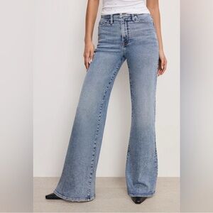 GOOD AMERICAN | GOOD WAIST PALAZZO JEANS